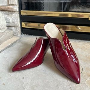 Elegant Burgundy Women's Mules